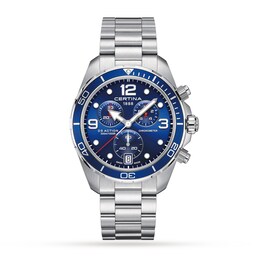 18660004 - Aqua DS Action Blue Dial 43mm Mens Watch