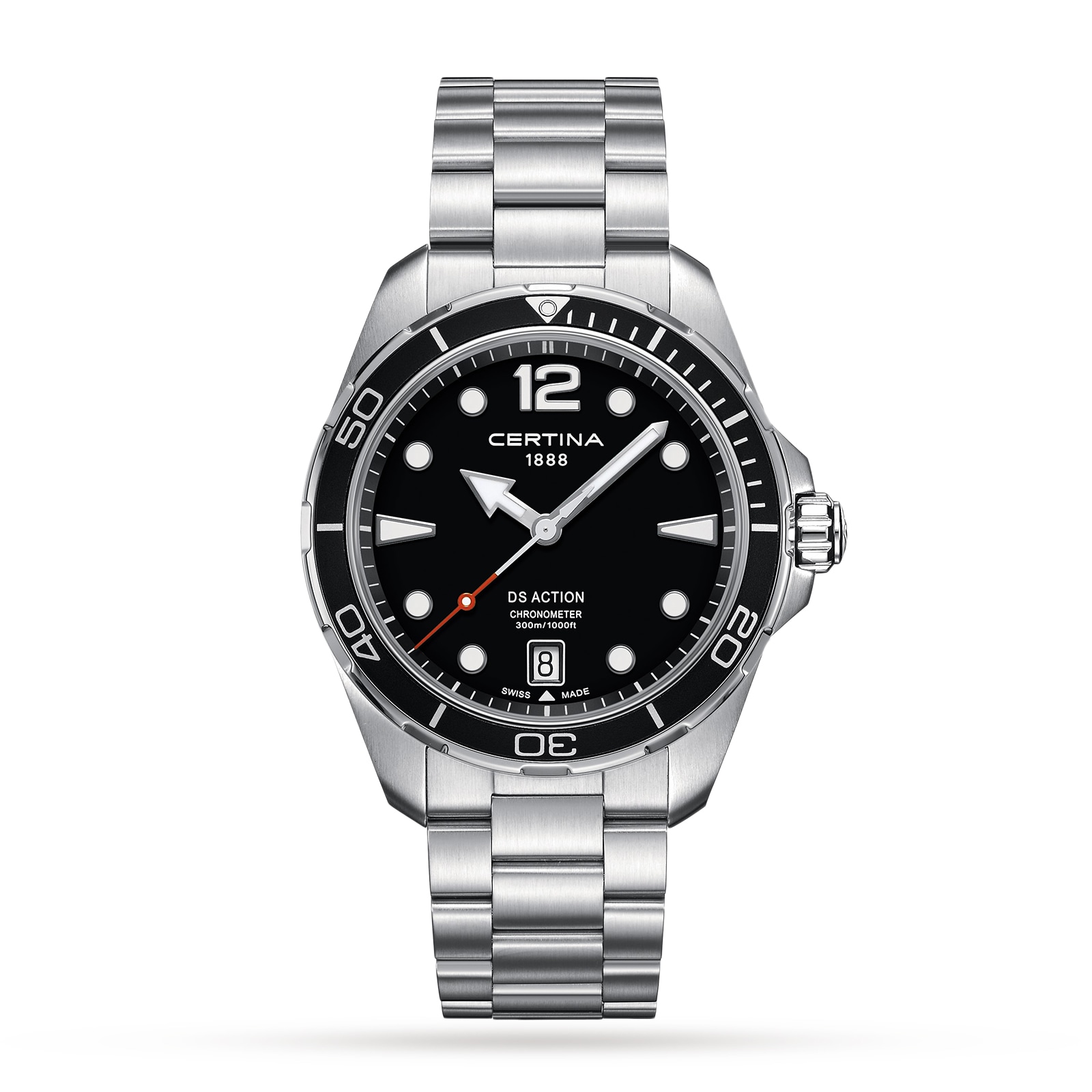 Click to view product details and reviews for Aqua Ds Action Black Dial 43mm Mens Watch.
