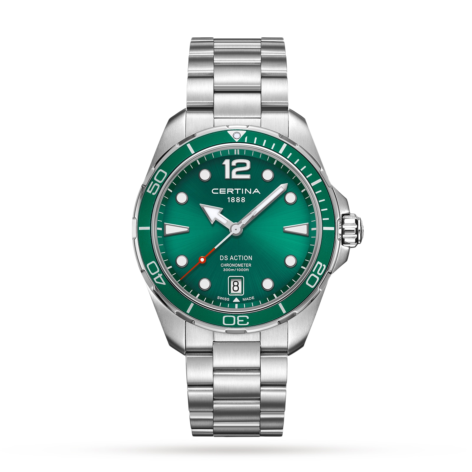Click to view product details and reviews for Aqua Ds Action Green Dial 43mm Mens Watch.