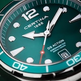 Certina Aqua DS Action Green Dial 43mm Mens Watch