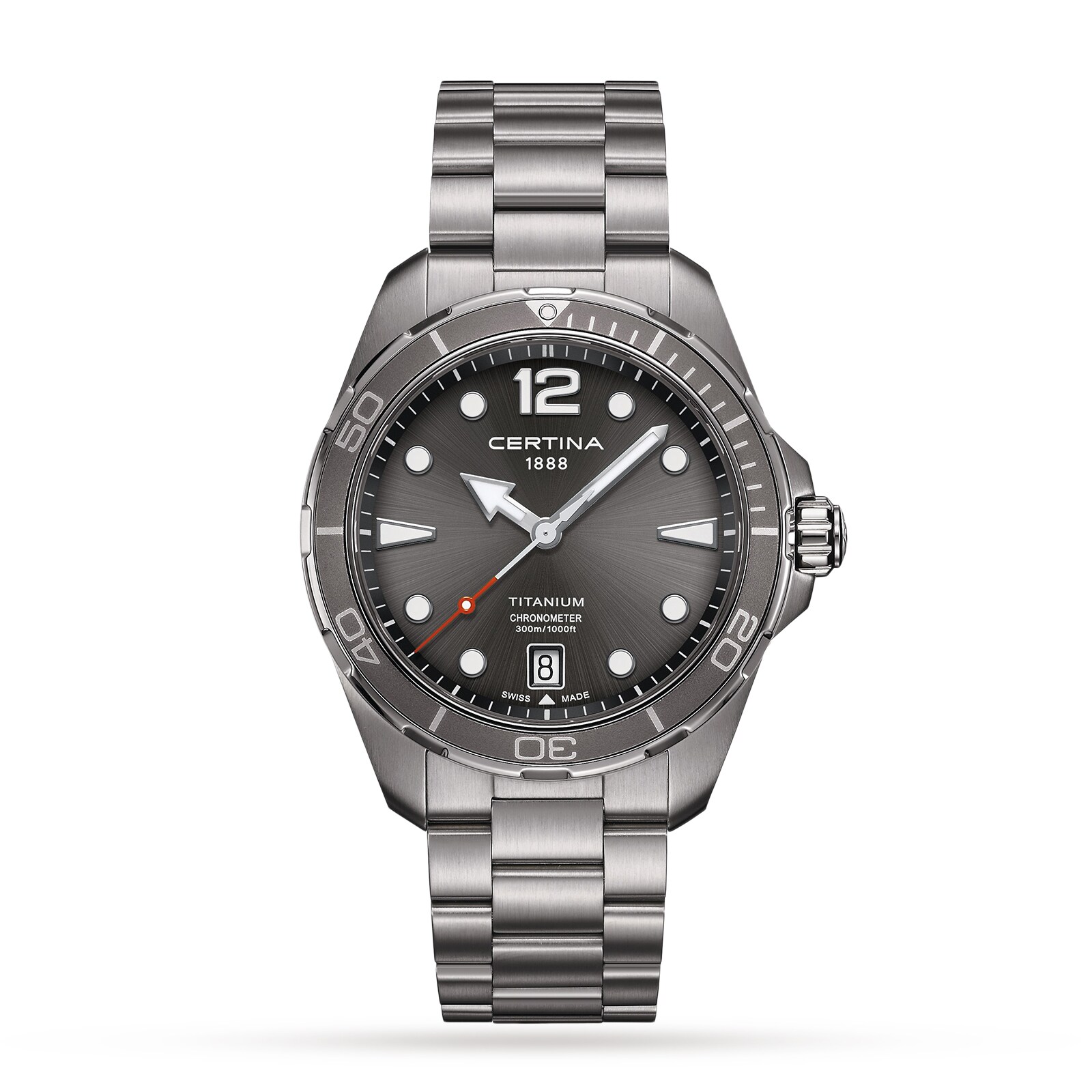 Click to view product details and reviews for Aqua Ds Action Grey Dial 43mm Mens Watch.