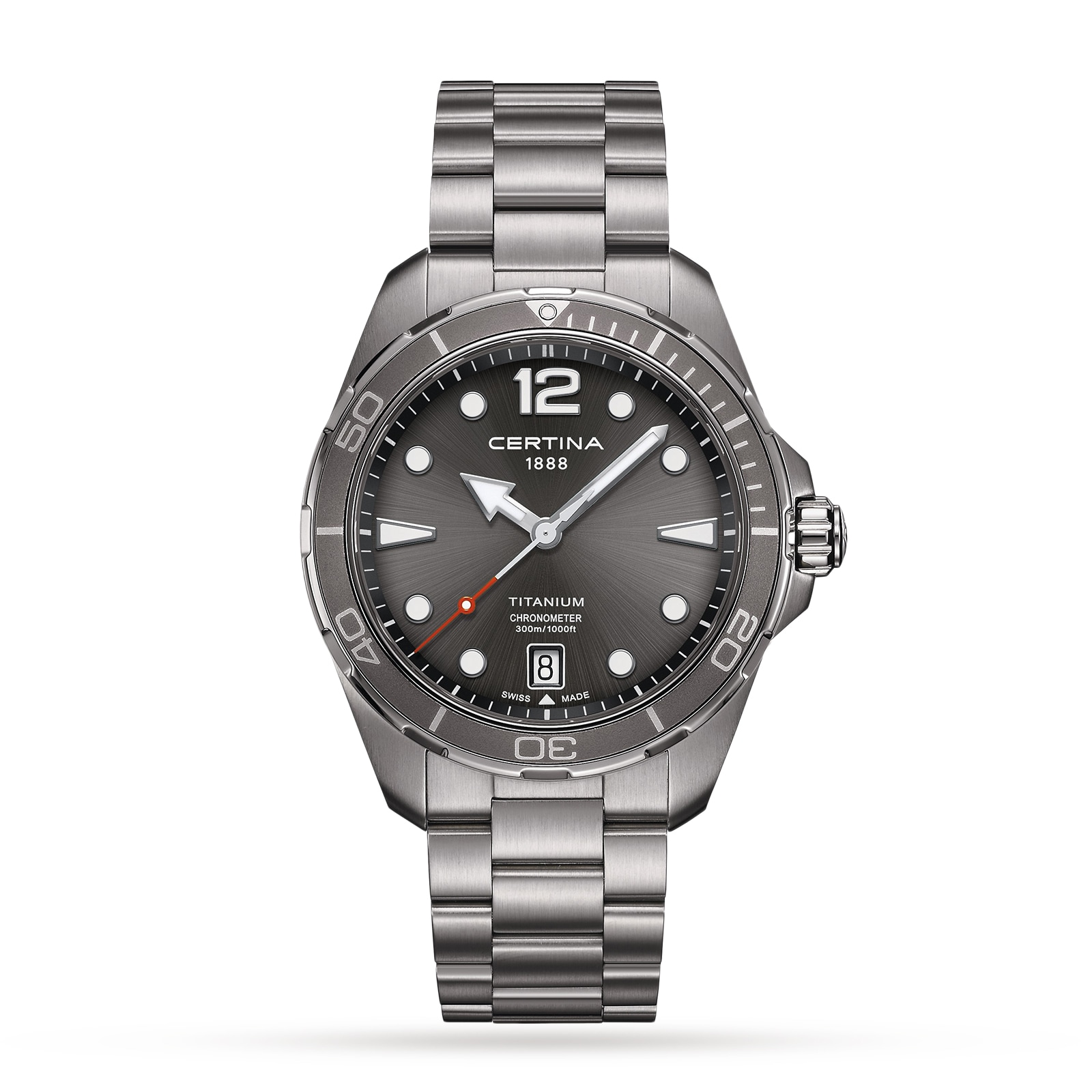 Certina Aqua DS Action Grey Dial 43mm Mens Watch