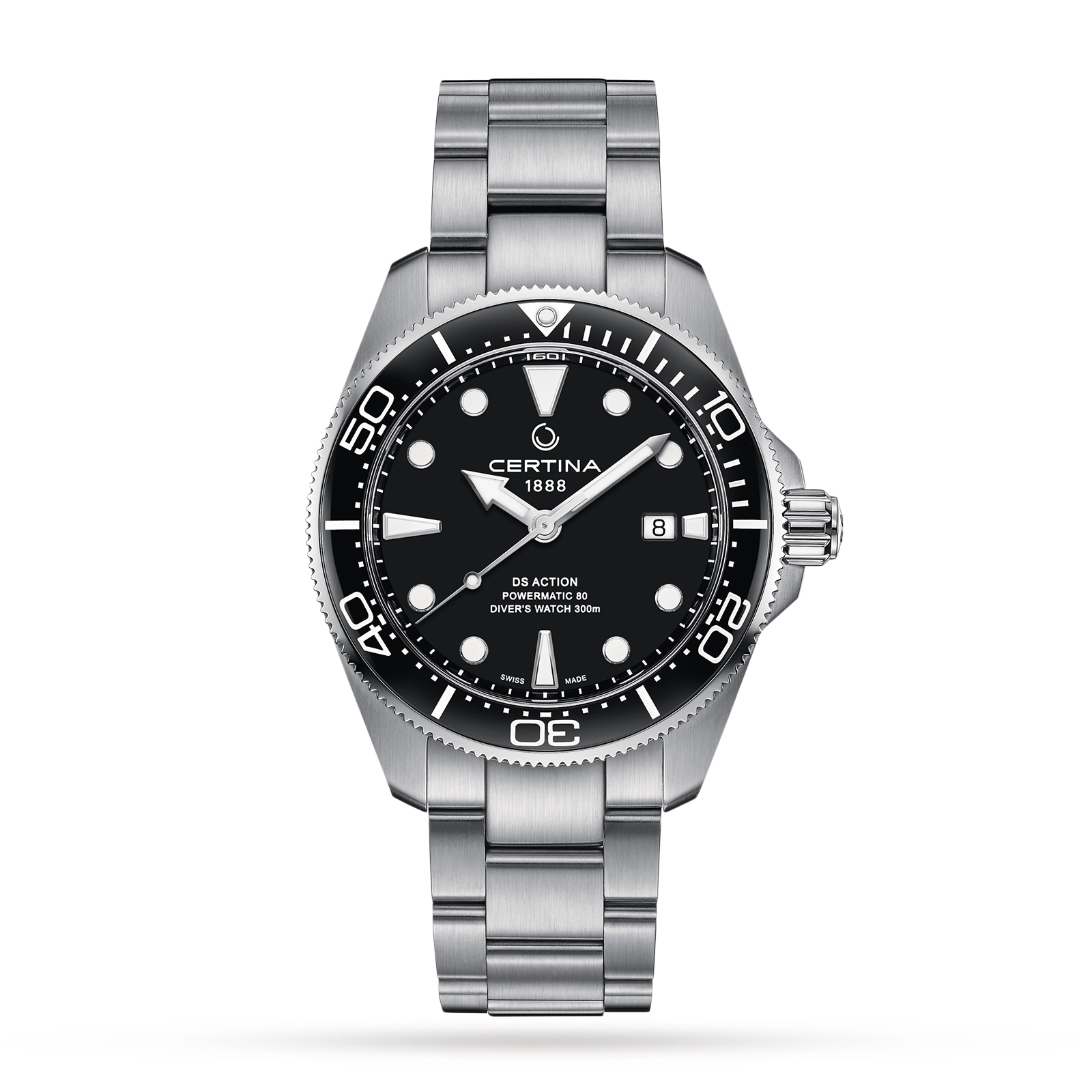 Aqua DS Action Diver Black Dial 43mm Mens Watch