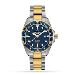 18660013 - Aqua DS Action Diver Blue Dial 43mm Mens Watch