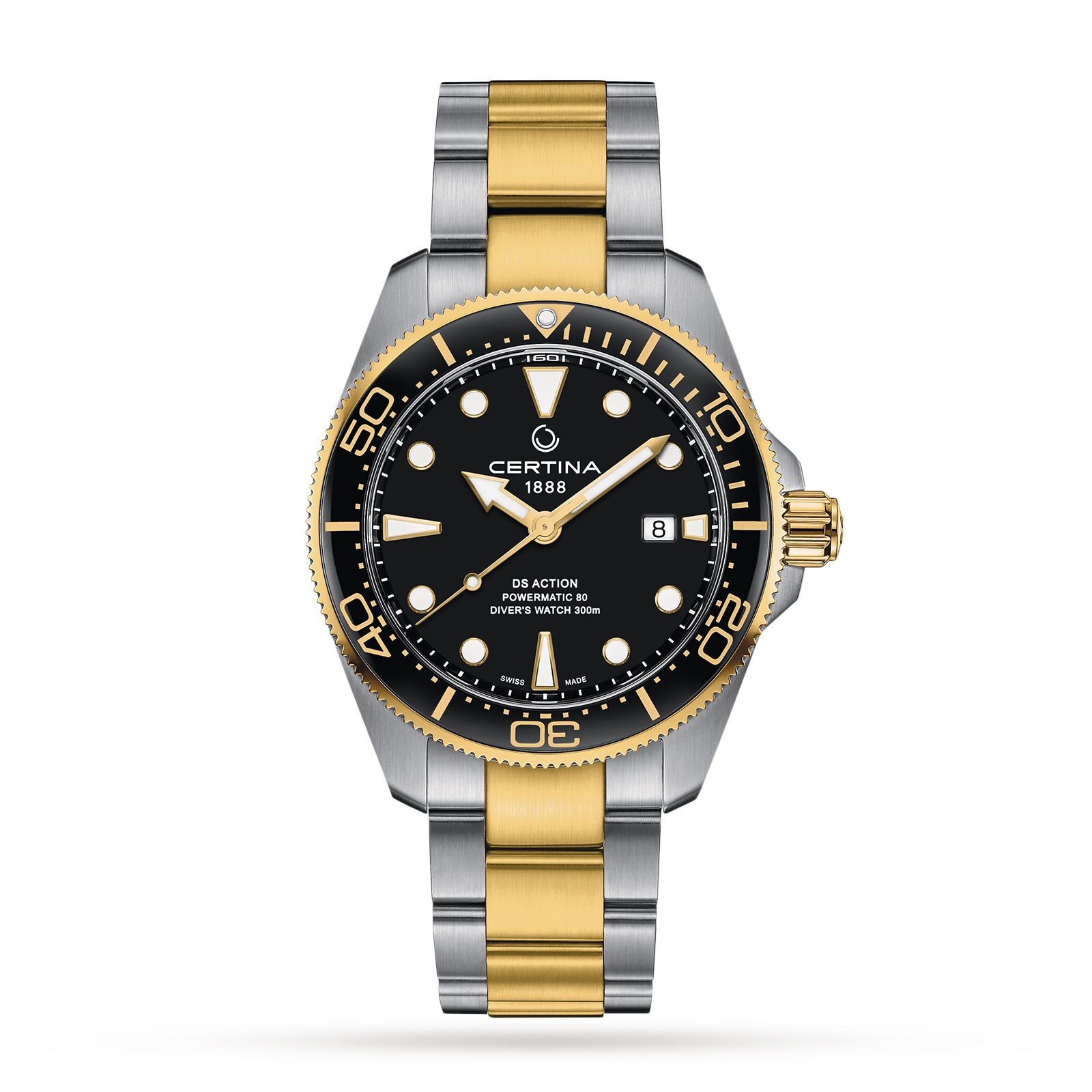 Aqua DS Action Diver Black Dial 43mm Mens Watch