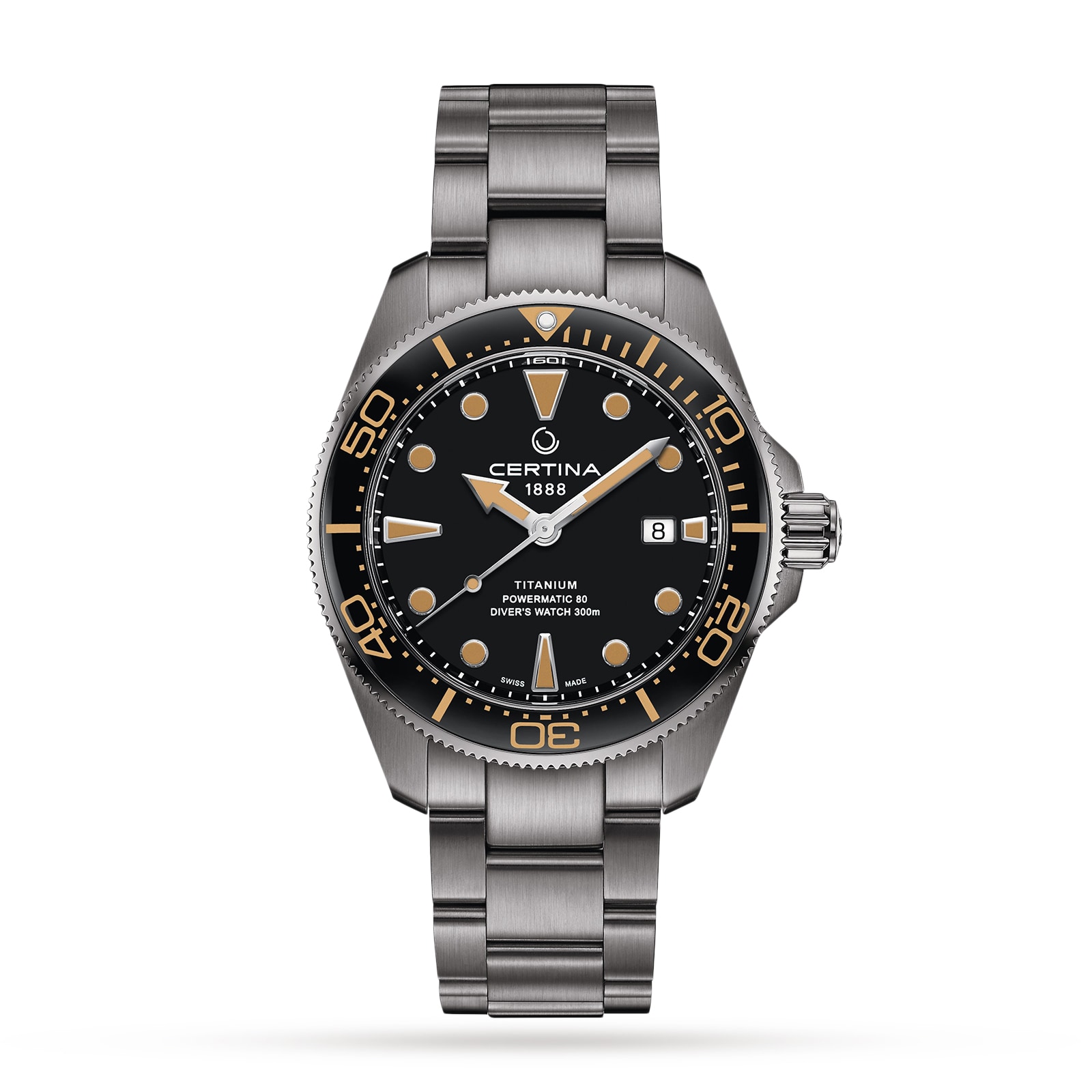 Certina aqua ds outlet action diver powermatic 80