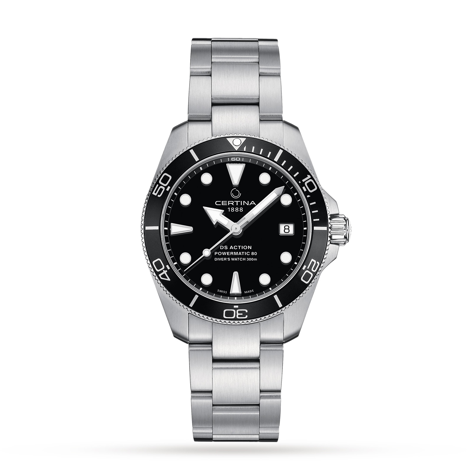 Click to view product details and reviews for Aqua Ds Action Diver Black Dial 38mm Mens Watch.