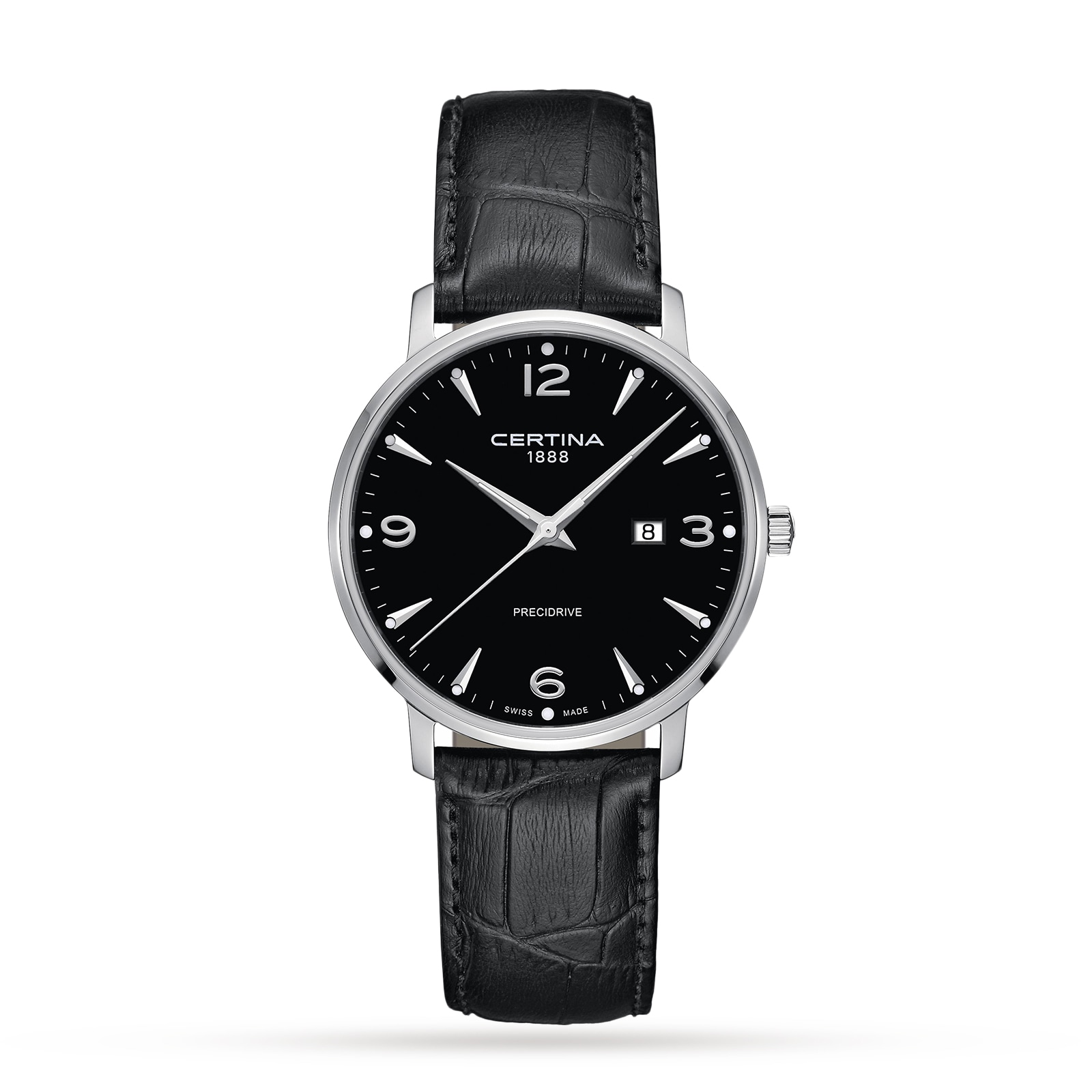 Certina Urban DS Caimano Black Dial 39mm Mens Watch