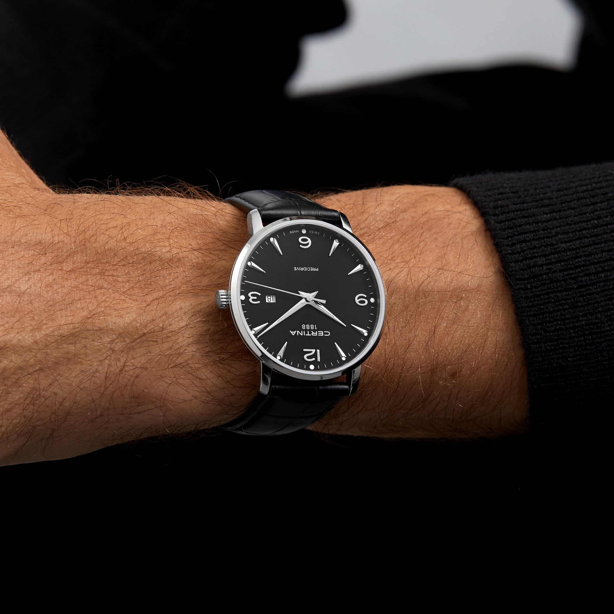 Certina Urban DS Caimano Black Dial 39mm Mens Watch Certina Urban DS Caimano Black Dial 39mm Mens Watch