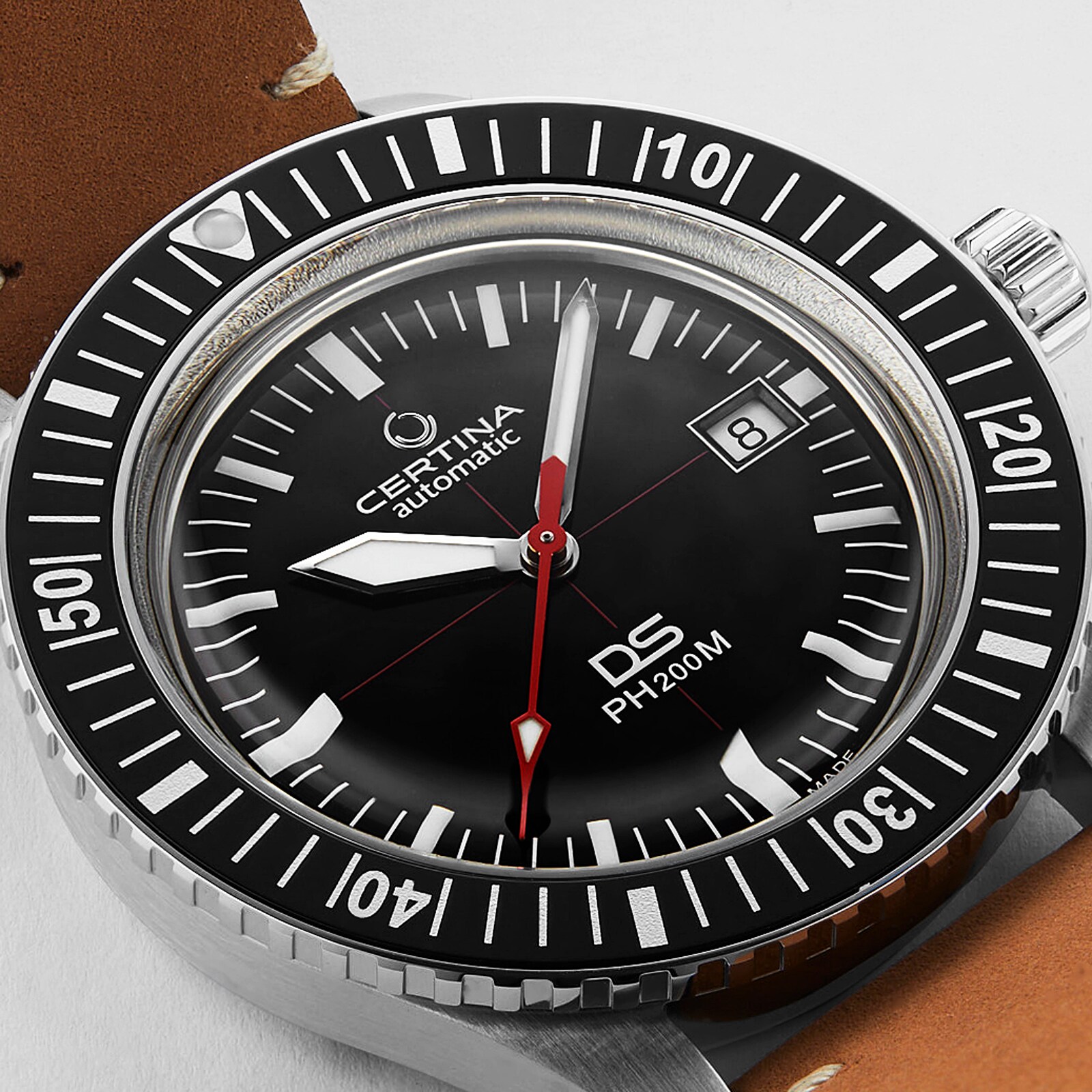 Certina Heritage DS PH200M Black Dial 43mm Mens Watch