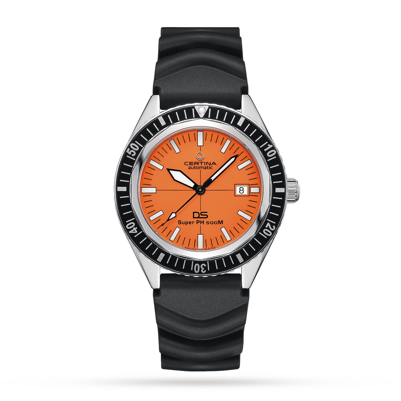 Heritage DS Super PH500M Orange Dial 43mm Mens Watch