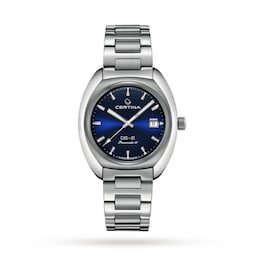 18660041 - Heritage DS-2 Powermatic 40mm Mens Watch - Blue Dial