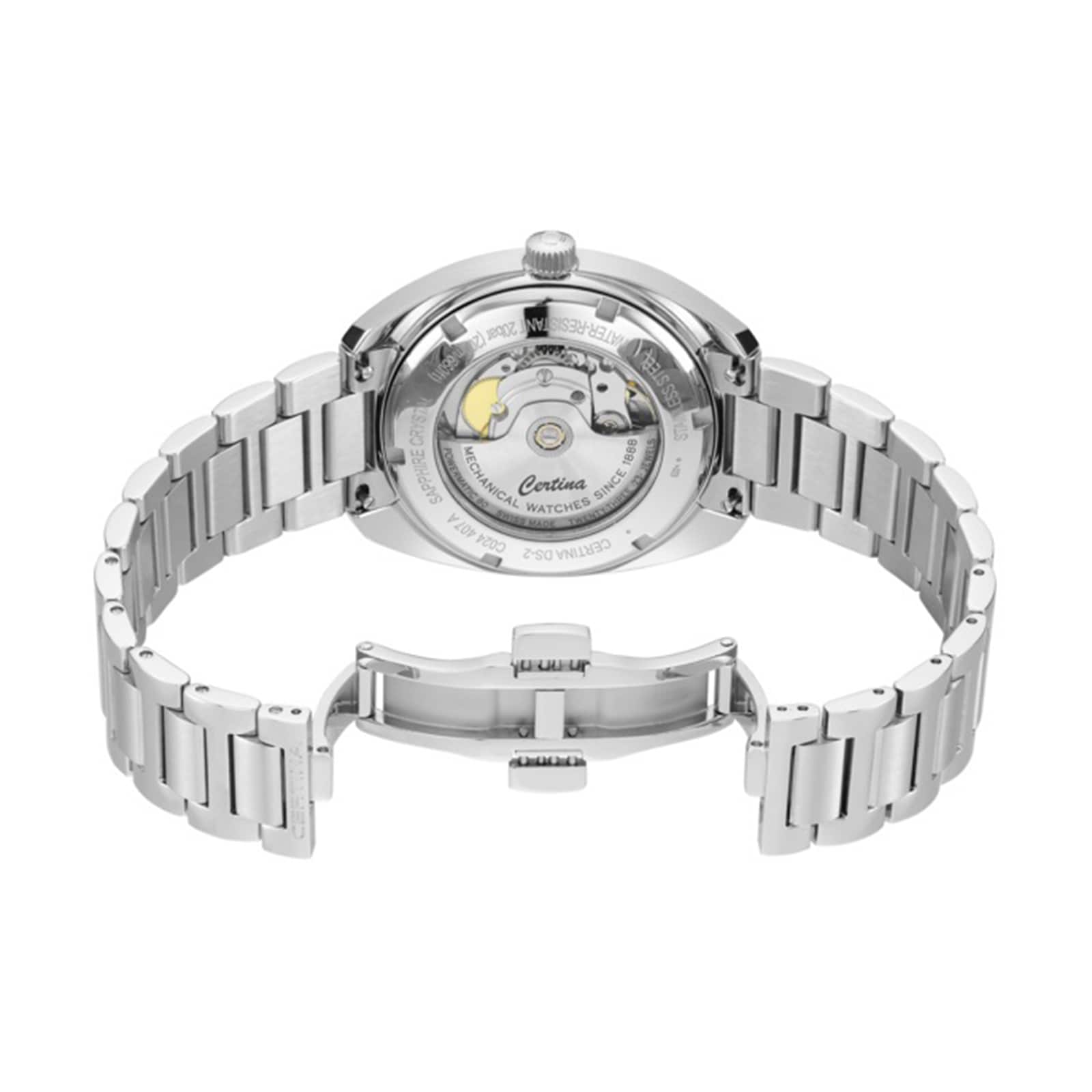 Certina Heritage DS-2 Powermatic 40mm Mens Watch - Blue Dial Certina Heritage DS-2 Powermatic 40mm Mens Watch - Blue Dial