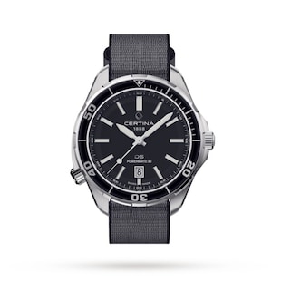 Certina Aqua DS+ 37.4mm Mens Watch Kit - Black Dial