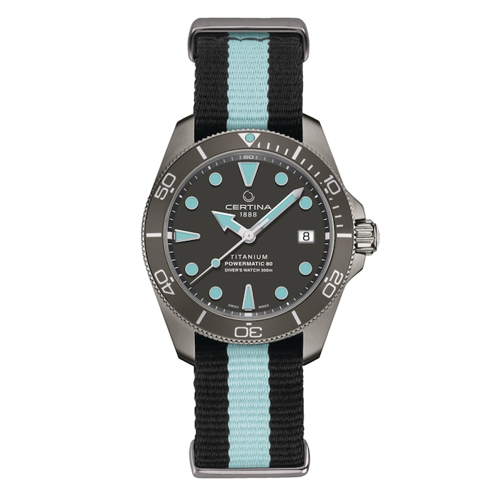 Certina DS Action Diver 38mm Mens Watch Grey