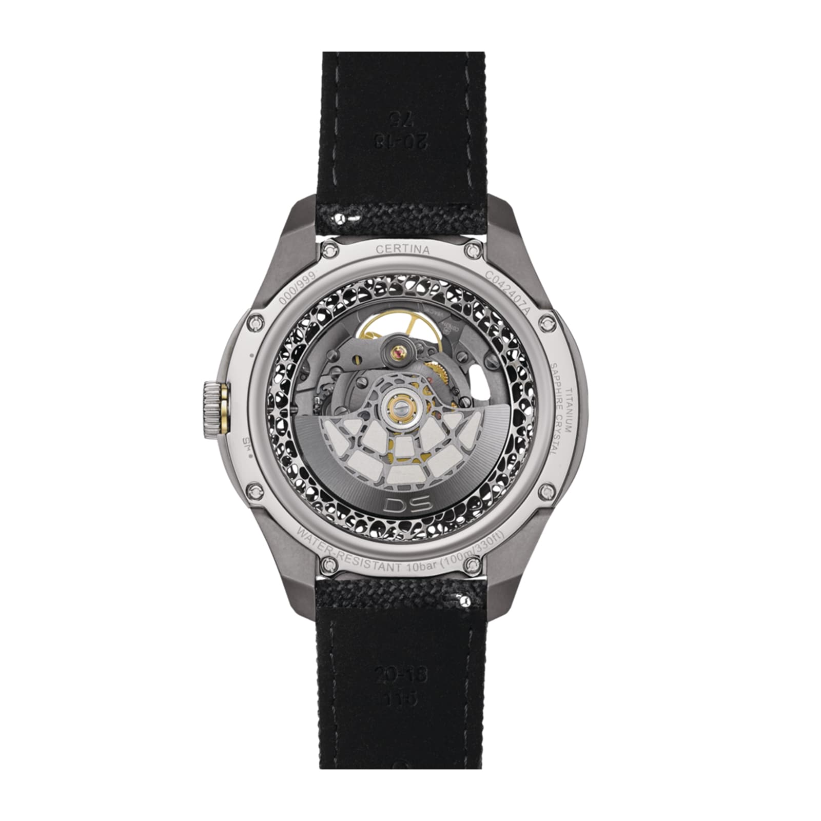 Certina discount skeleton watch