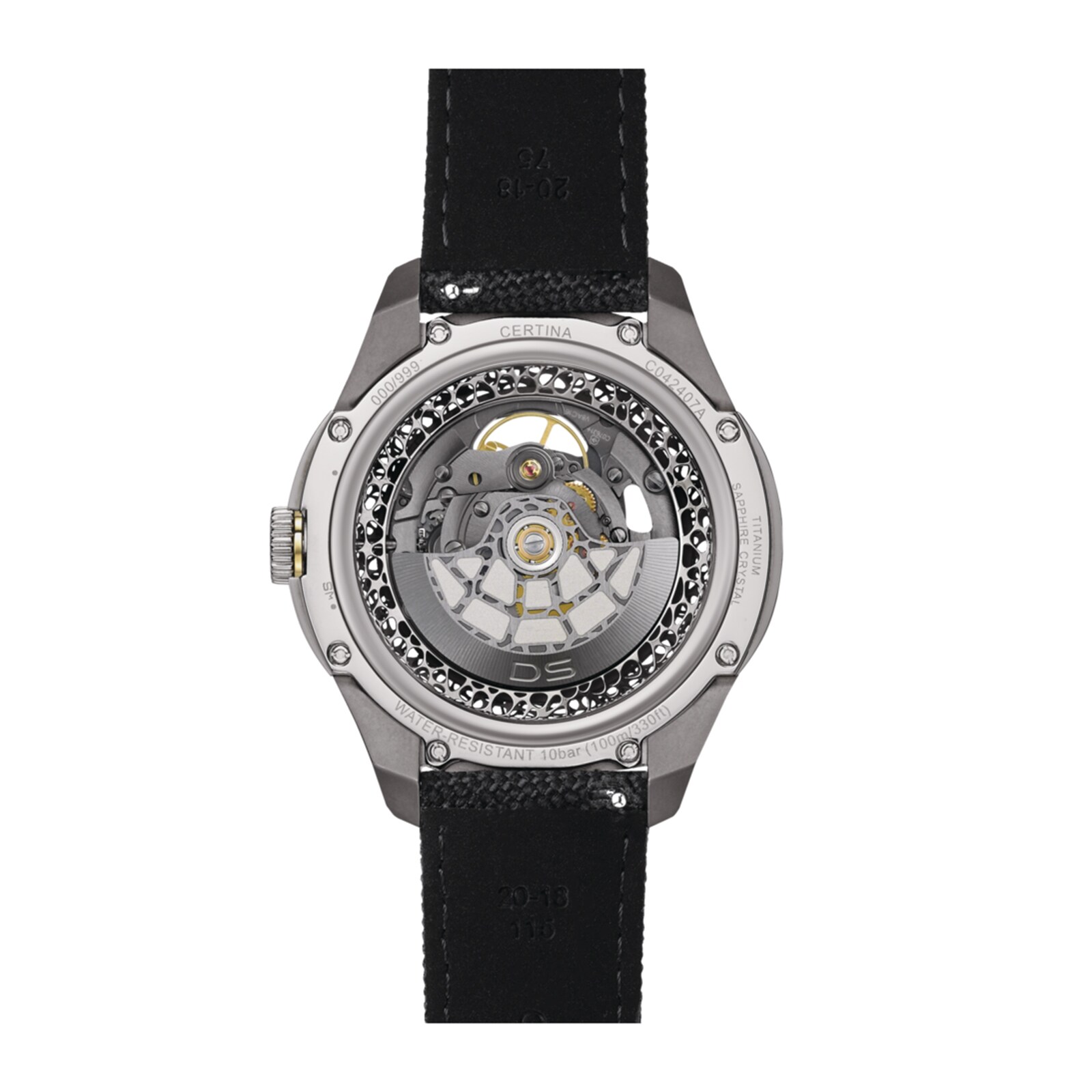 Certina DS Skeleton 42mm Mens Watch C0424075608110 | Watches Of ...