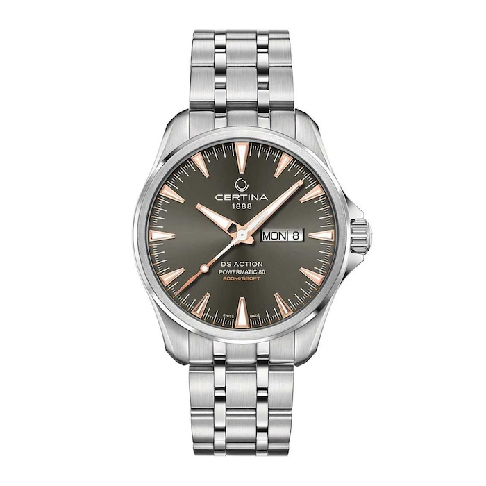 Certina DS Action Day Date 41mm Mens Watch Grey