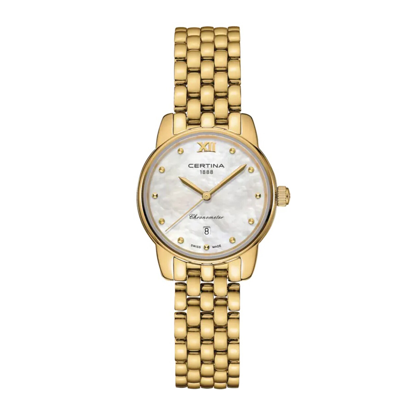 Certina DS-8 27.5mm Ladies Watch - Gold