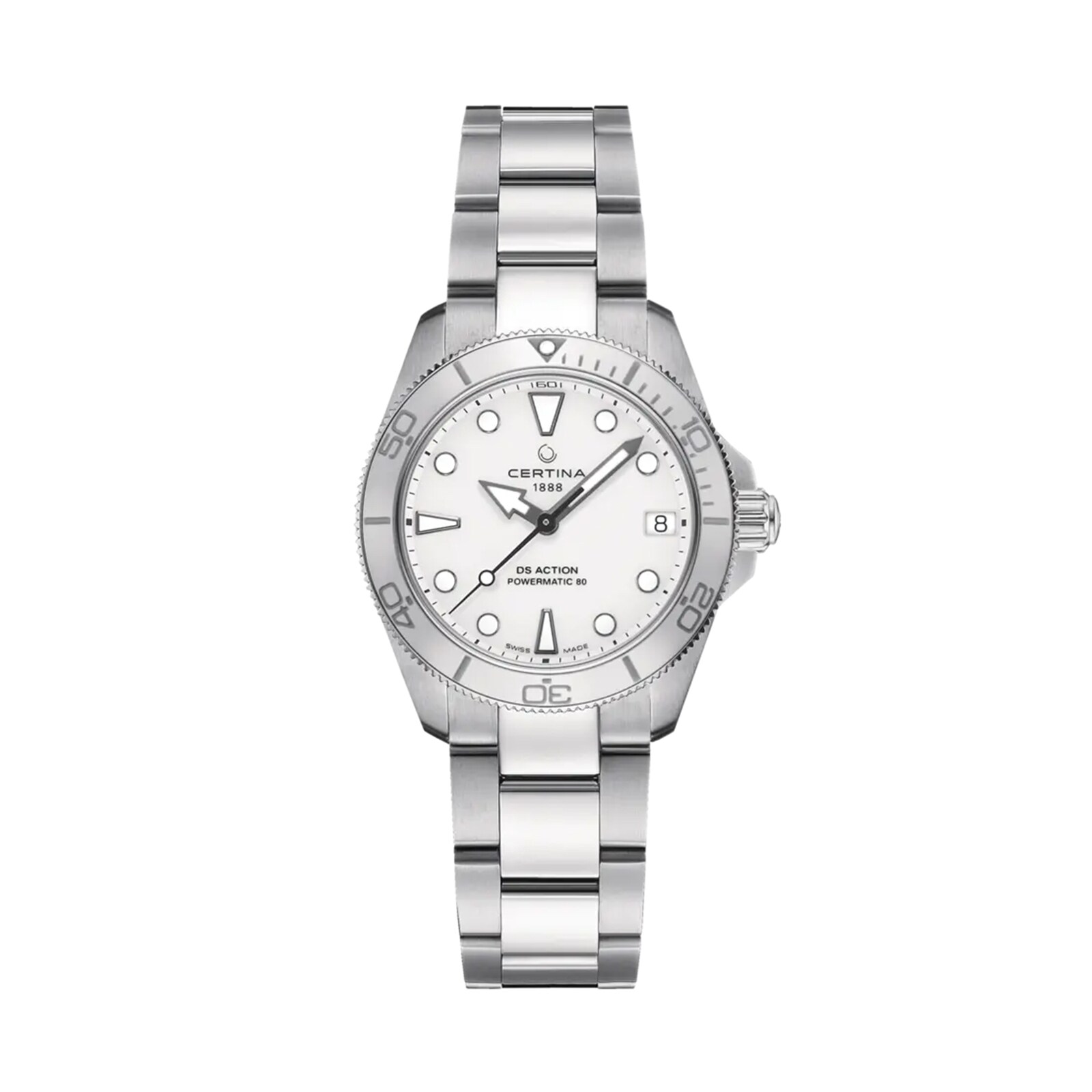 DS Action 34.5mm Ladies Watch White