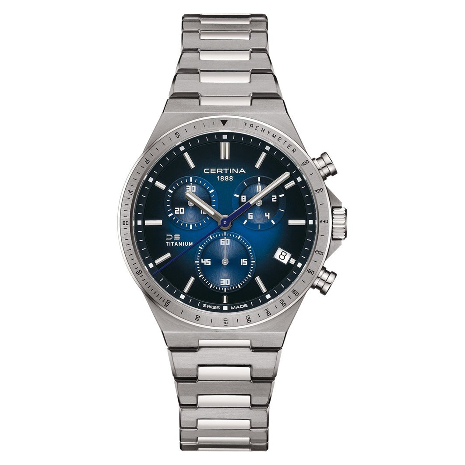 Certina DS-7 Chronograph 41mm Mens Watch Blue Certina DS-7 Chronograph 41mm Mens Watch Blue