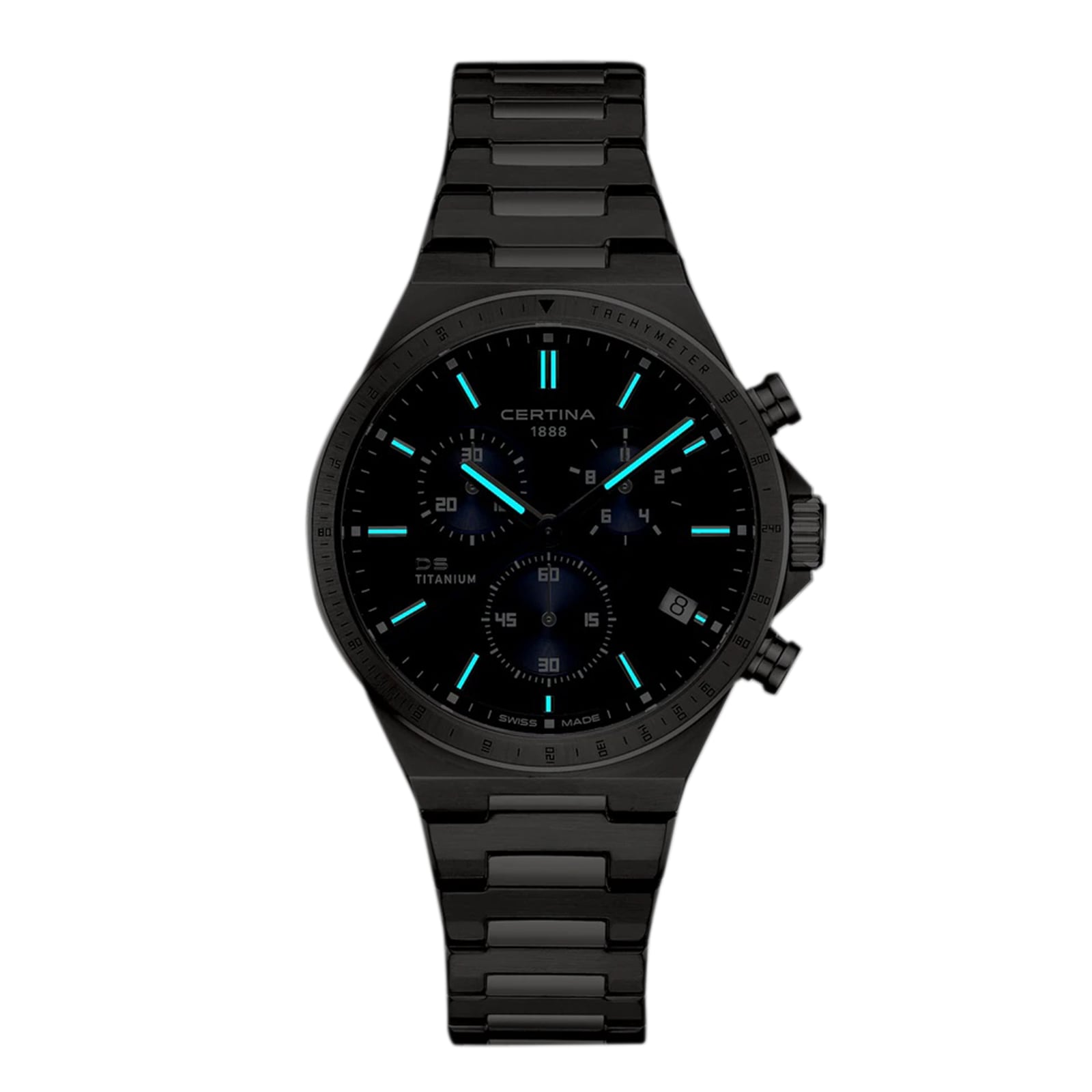 Certina DS-7 Chronograph 41mm Mens Watch Blue Certina DS-7 Chronograph 41mm Mens Watch Blue