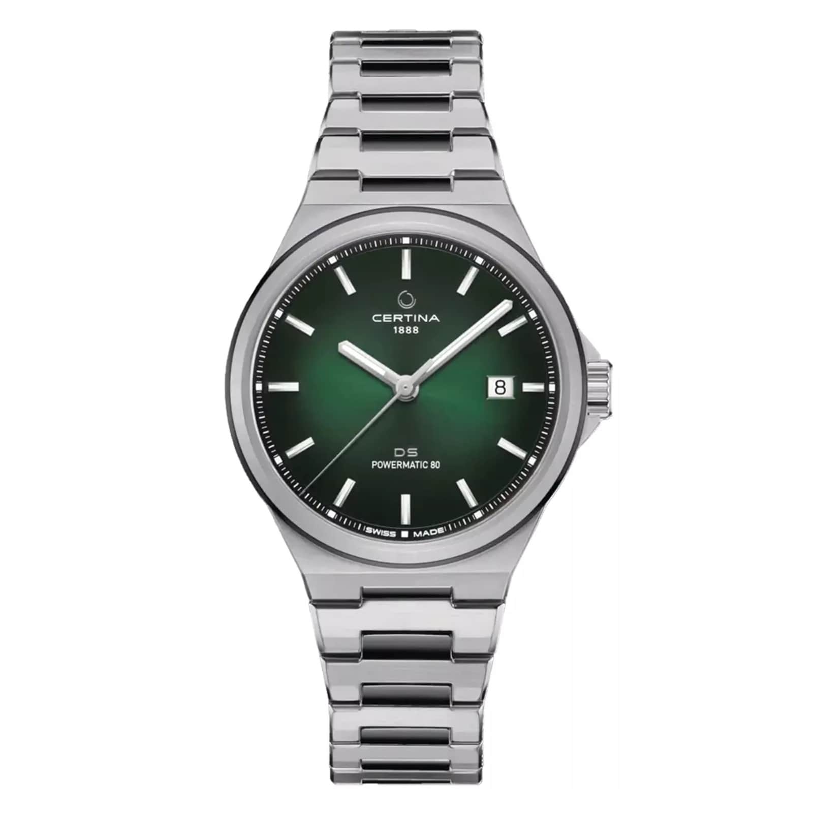 Certina DS-7 Powermatic 80 Unisex Watch Green Certina DS-7 Powermatic 80 Unisex Watch Green