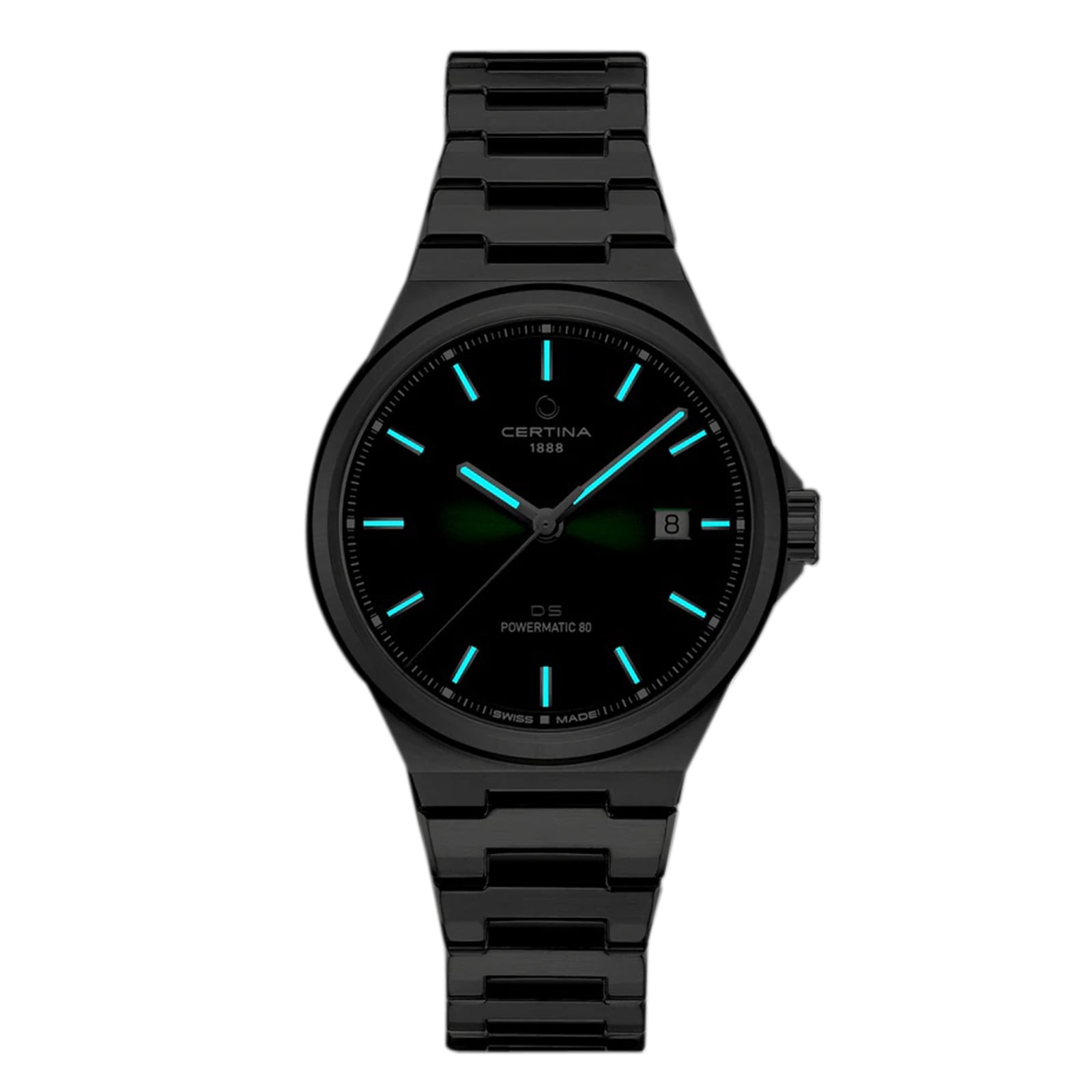 Certina DS-7 Powermatic 80 Unisex Watch Green Certina DS-7 Powermatic 80 Unisex Watch Green