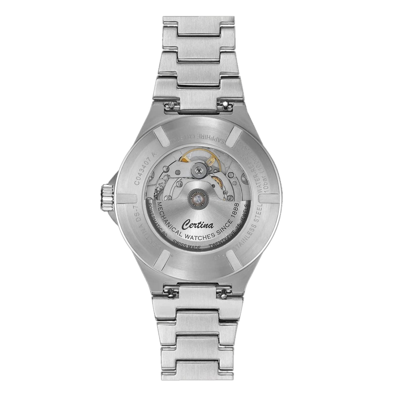 Certina DS-7 Powermatic 80 Unisex Watch Light Blue Certina DS-7 Powermatic 80 Unisex Watch Light Blue