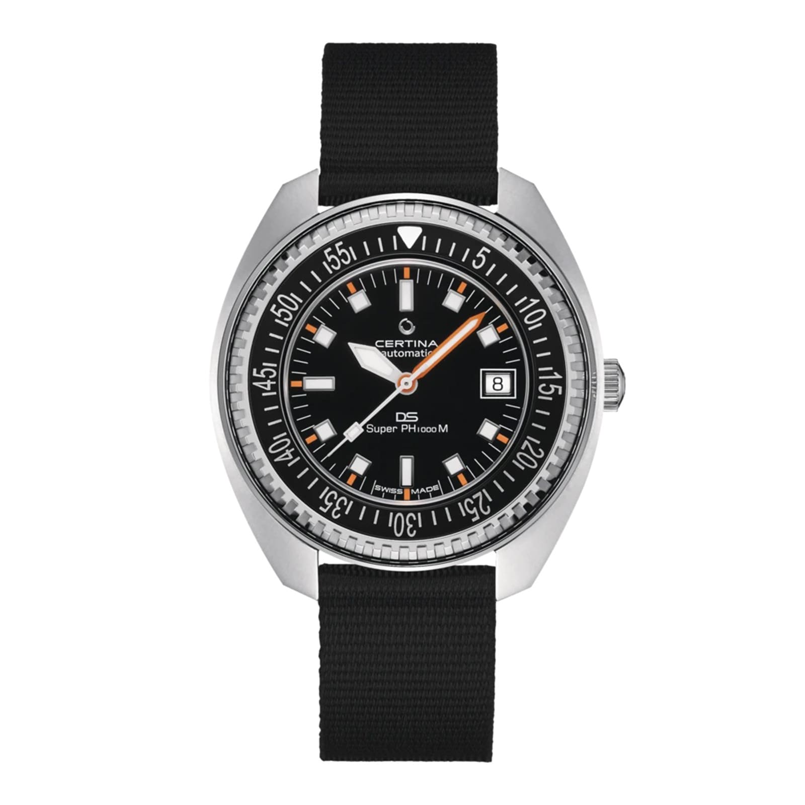 Certina DS Super PH1000M 43.5mm Mens Watch Black Certina DS Super PH1000M 43.5mm Mens Watch Black