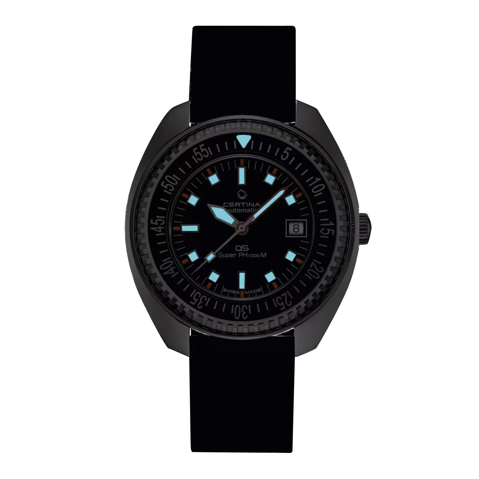 Certina DS Super PH1000M 43.5mm Mens Watch Black Certina DS Super PH1000M 43.5mm Mens Watch Black