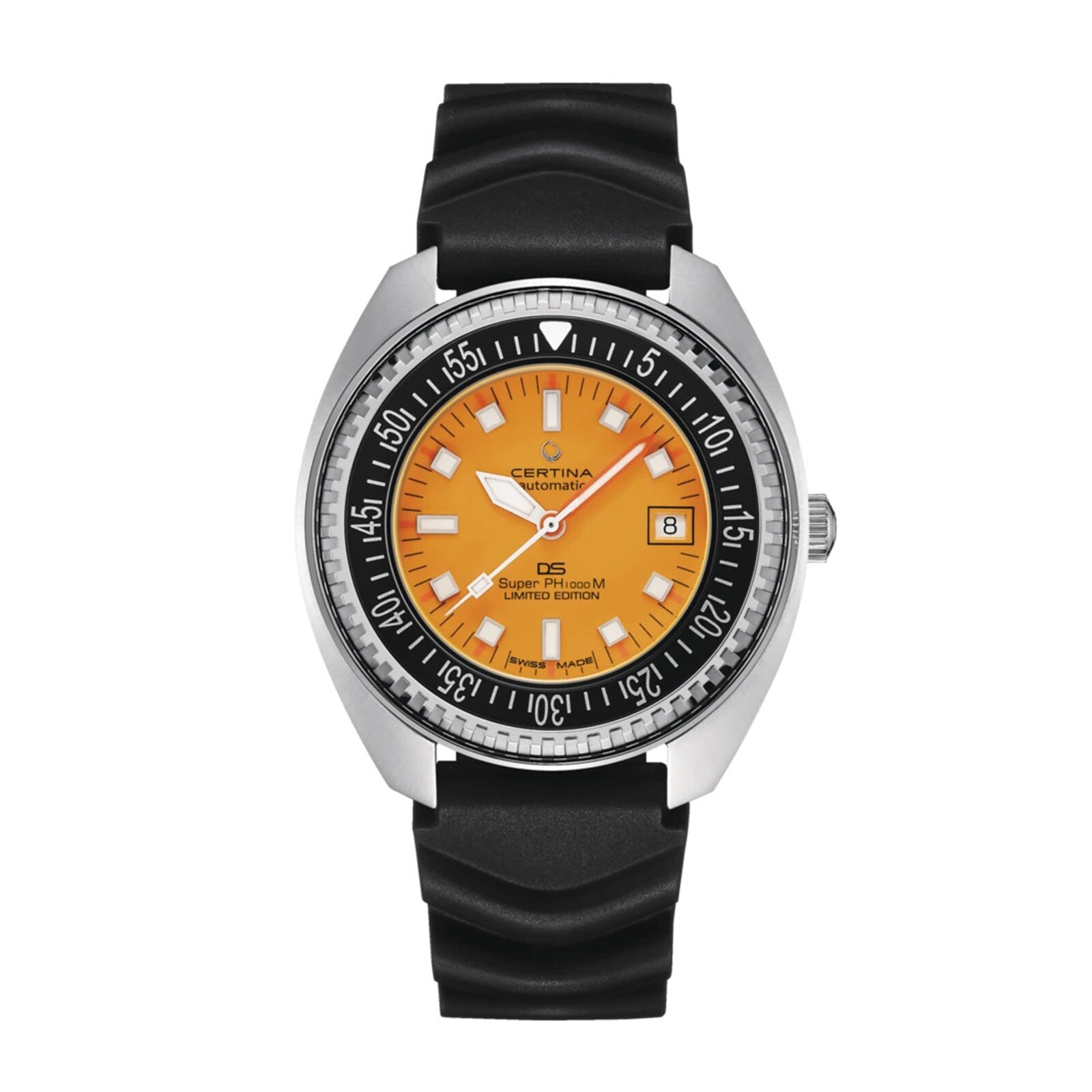 Certina DS Super PH1000M  43.5mm Limited Edition Mens Watch Orange