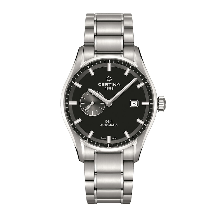Certina Heritage DS-1 Automatic 41mm Mens Watch Black
