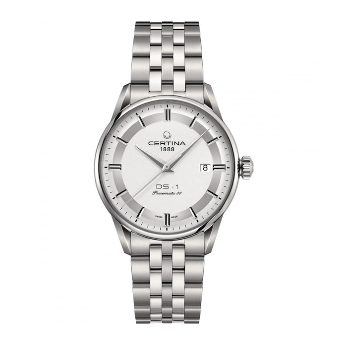 Certina DS-1 40mm Mens Watch Silver