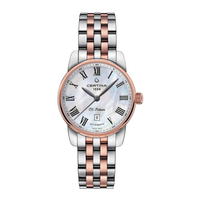 Certina DS Podium 29mm Ladies Watch Mother Of Pearl