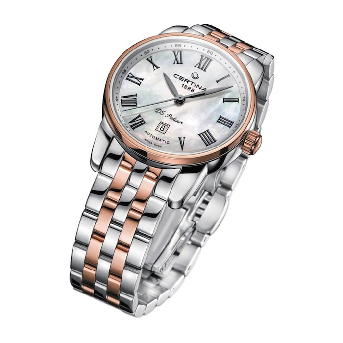 Certina DS Podium 29mm Ladies Watch Mother Of Pearl