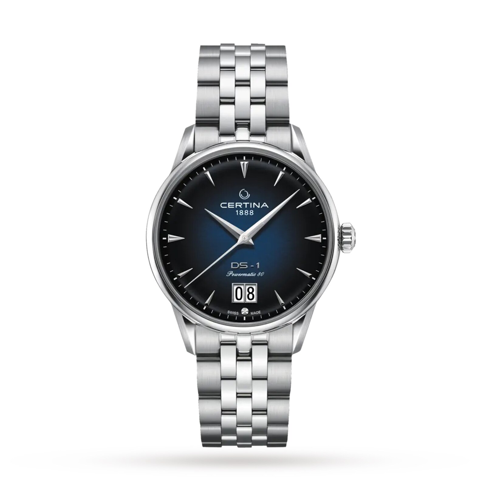 Certina Urban DS-1 Big Date 41mm Mens Watch Blue