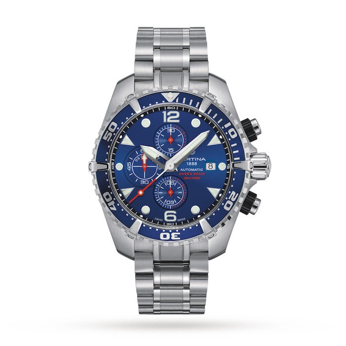 Certina DS Action Diver Automatic Blue 316L stainless steel 45.7mm