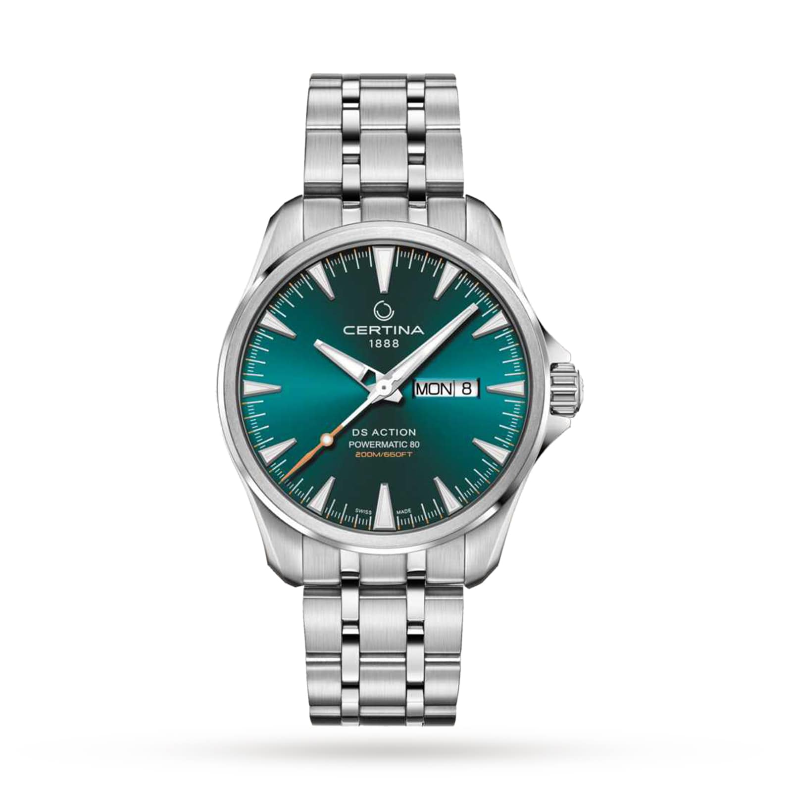 Certina DS Action Day-Date Powermatic 80 41mm Mens Watch Certina DS Action Day-Date Powermatic 80 41mm Mens Watch