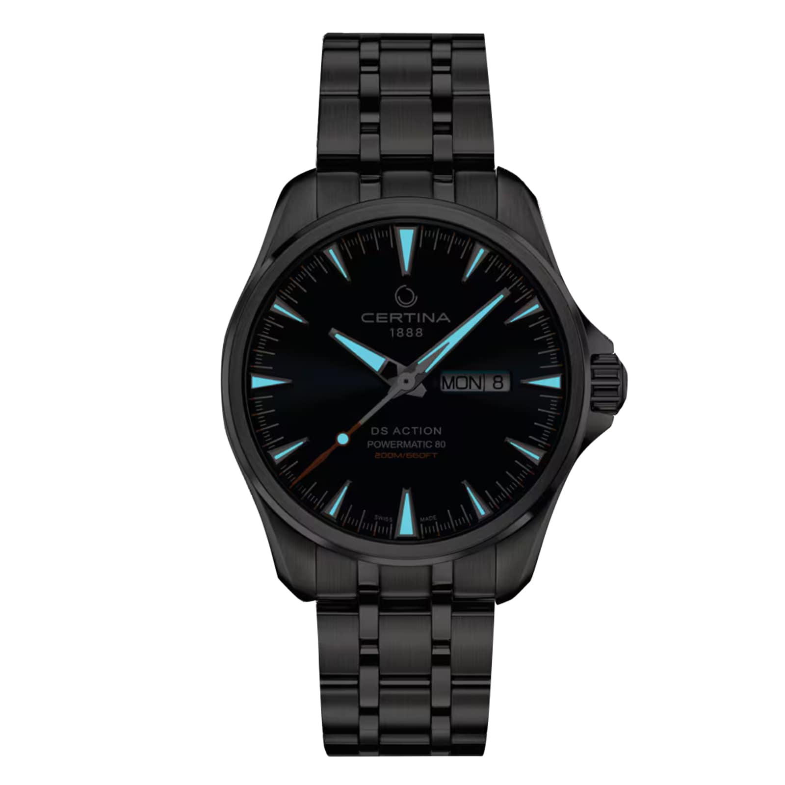 Certina DS Action Day-Date Powermatic 80 41mm Mens Watch Certina DS Action Day-Date Powermatic 80 41mm Mens Watch