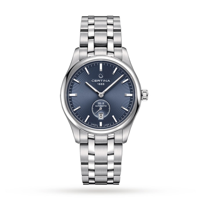Certina DS-8 Small Second Automatic Blue 316L stainless steel 40mm