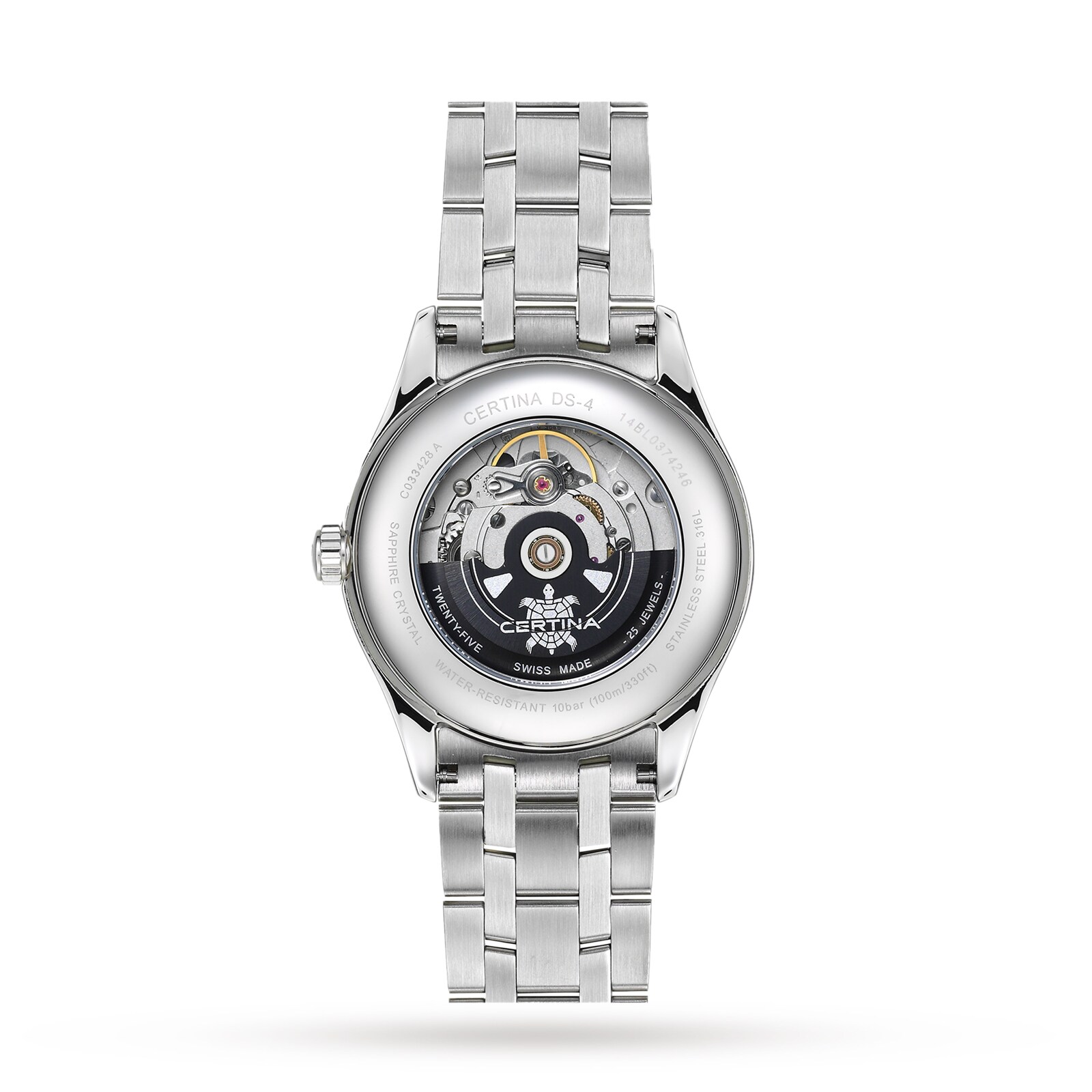 Certina Urban DS-8 Automatic Black 316L stainless steel 40mm