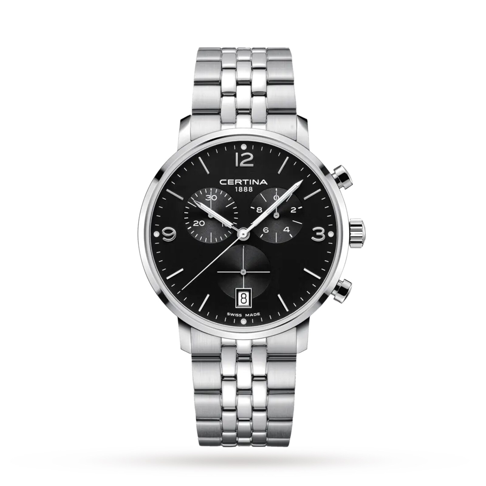 Certina Urban DS Caimano Quartz Black 316L stainless steel 42mm