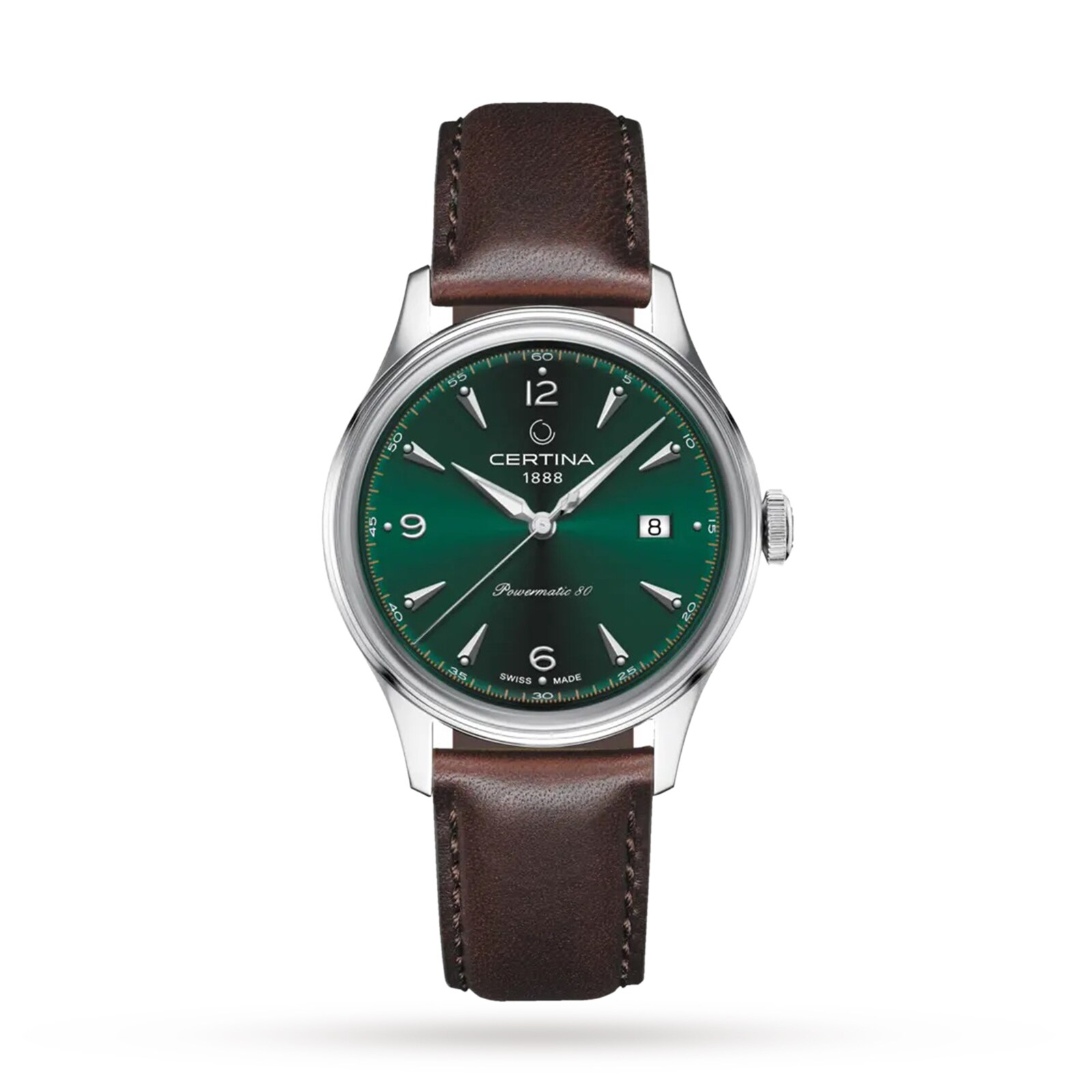 Certina Heritage DS Powermatic 80 41mm Mens Watch Green