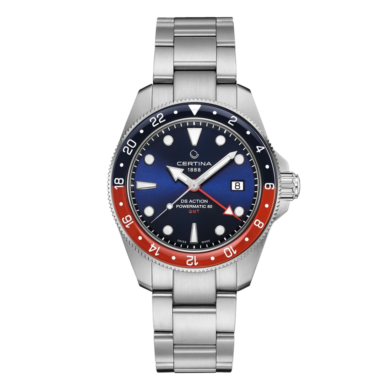 DS Action GMT Powermatic 80 41mm Mens Watch