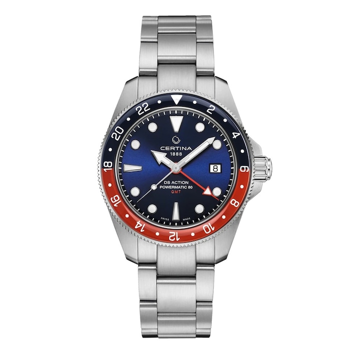 Certina DS Action GMT Powermatic 80 41mm Mens Watch