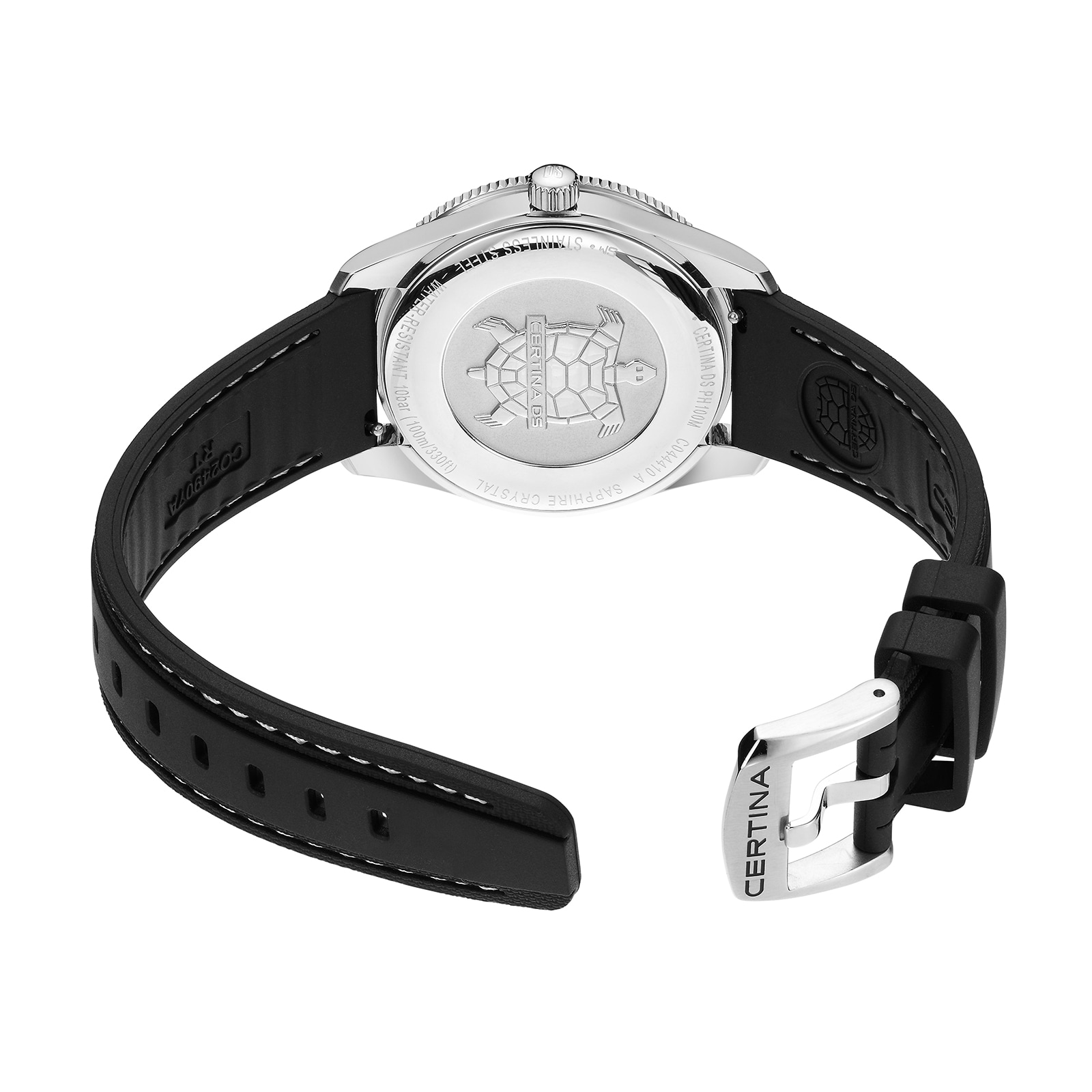 Certina DS PH100 40.5mm Unisex Watch Black Certina DS PH100 40.5mm Unisex Watch Black