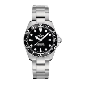 Certina DS Action Diver 38mm Powermatic 80 Unisex Watch Black