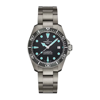 Certina DS Action Diver 38mm Titanium, Grey Dial