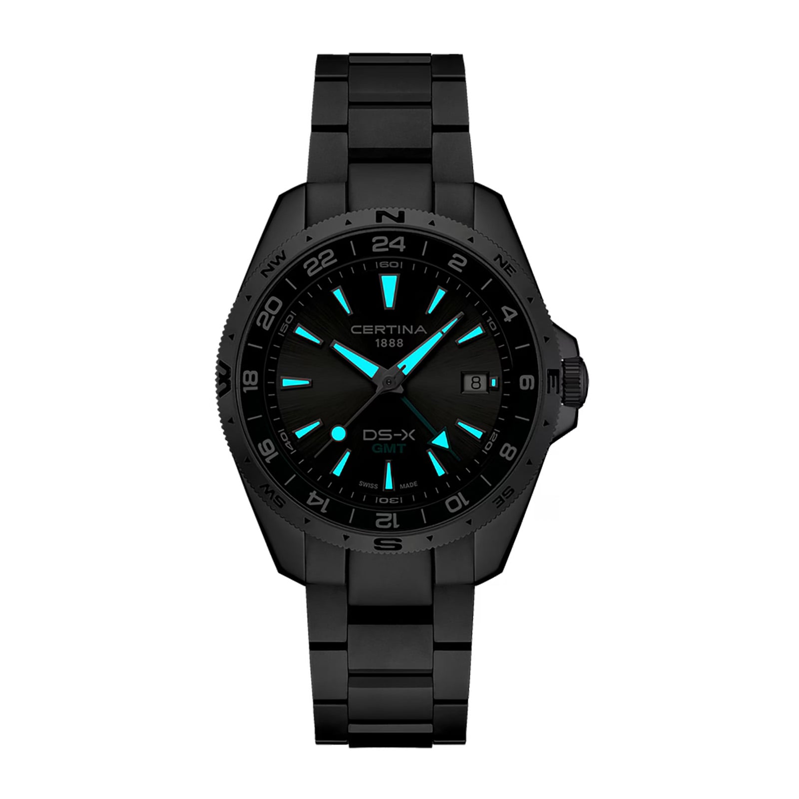 Certina DS-X GMT 41mm Unisex Watch Grey